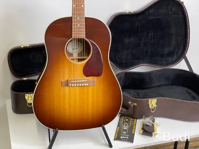 Gibson MONTANA J-45 STUDIO BURST akustisk gitarr. OMSTARTAD pga felbud.