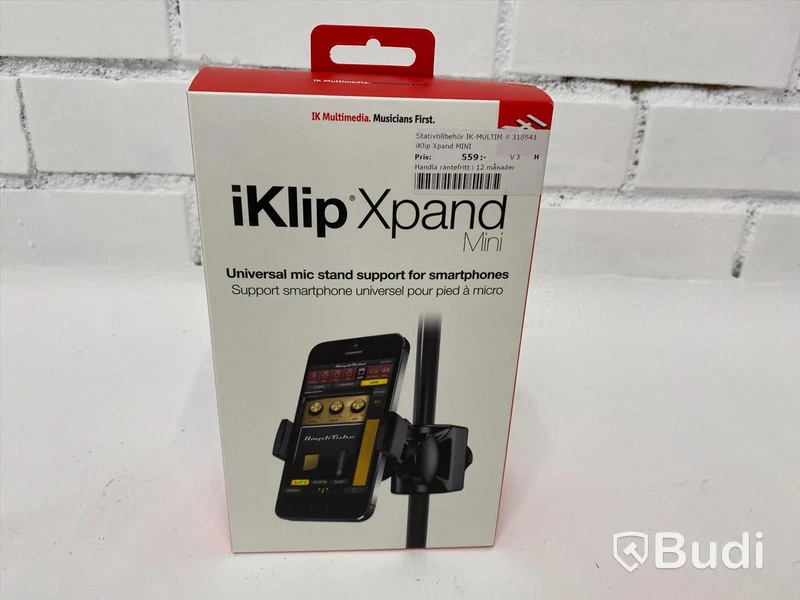 iKlip Xpand telefonhållare för mickstativ