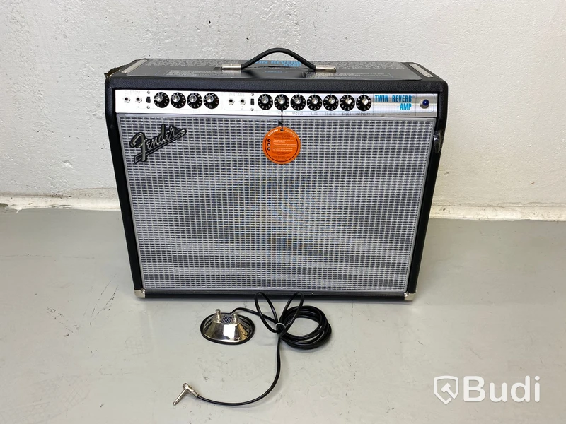 Fender 68 Custom Twin Reverb Förstärkare OBS! Sprucken i chassit