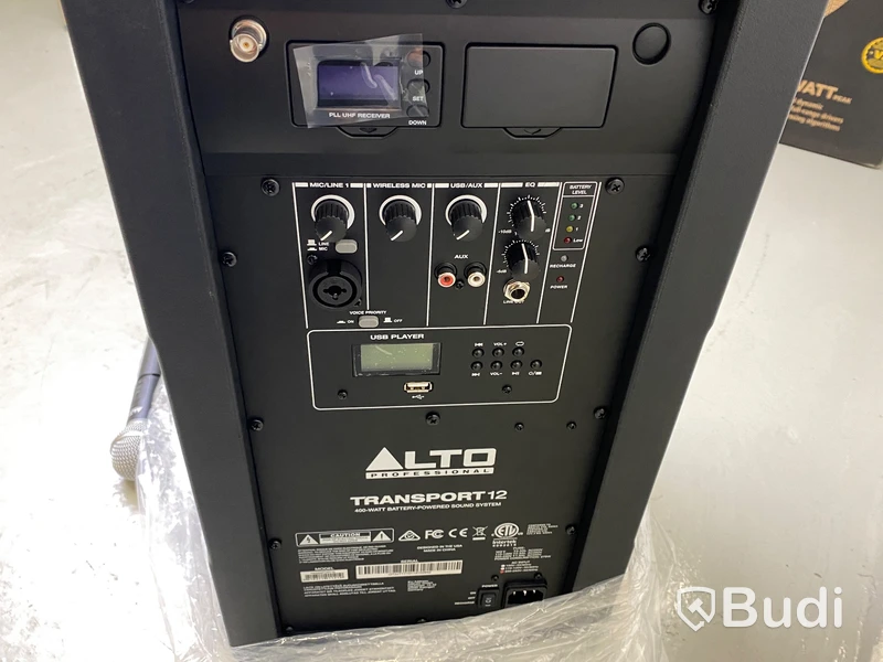 Alto Transport 12 mobilt PA med inbyggt batteri