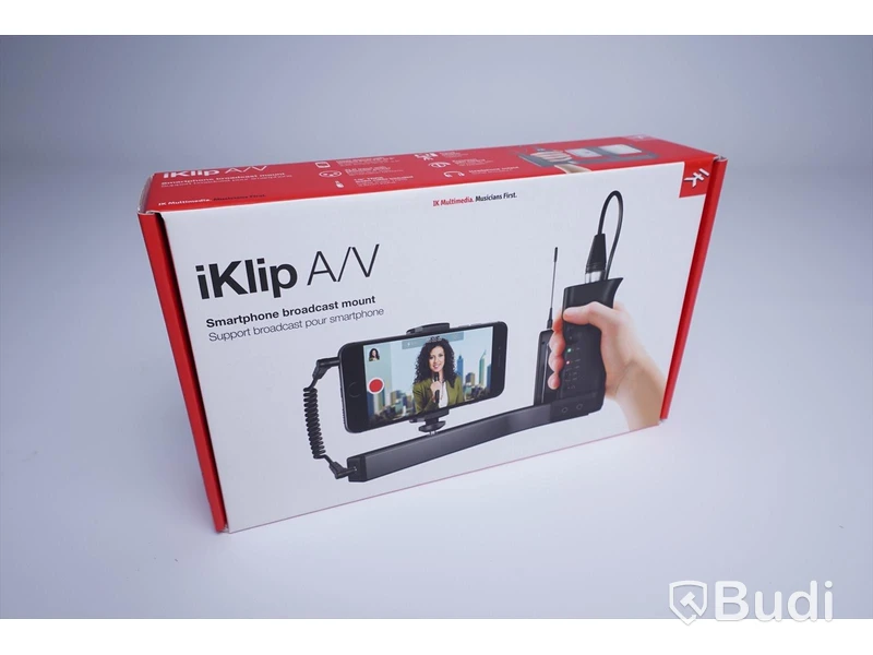 iKlip A/V Mobilhållare med XLR med phantom-matning