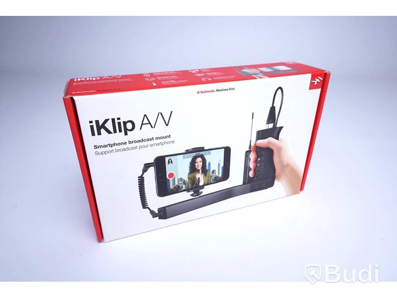 iKlip A/V Mobilhållare med XLR med phantom-matning