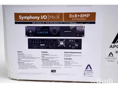 Data & Mjukvara. Apogee Symphony I/O MKII 8X8+8mp - NY i kartong - nypris ca 25 000 ink moms