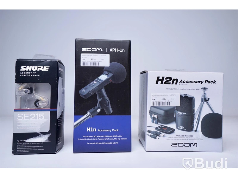 SHURE hörlurar / APH-1n / APH-2n