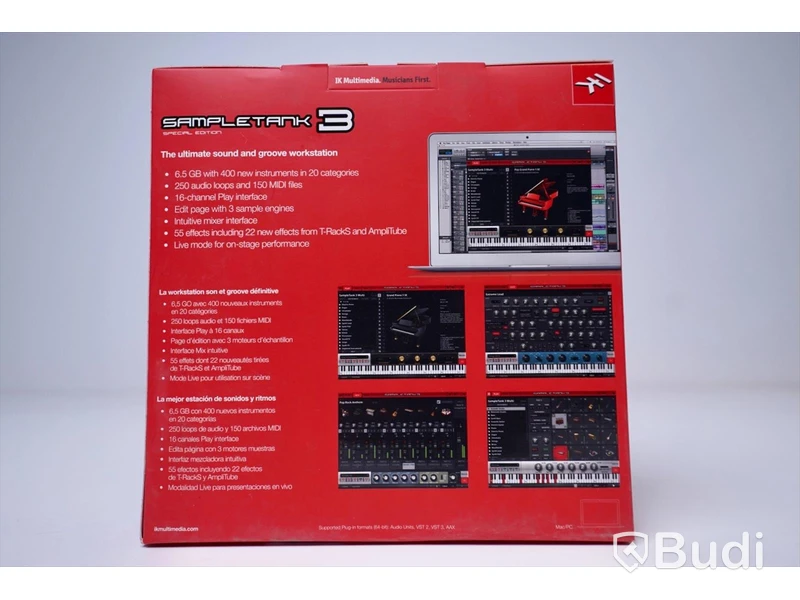 Omfattande ljudbibliotek / Sampletank 3