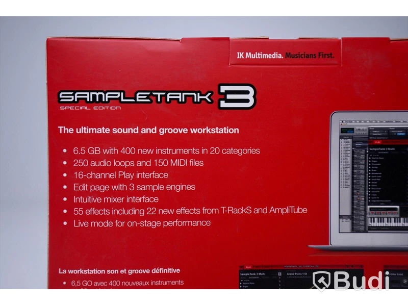 Omfattande ljudbibliotek / Sampletank 3