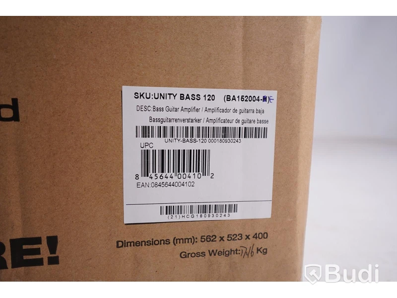 Basförstärkare Blackstar unity bass u120