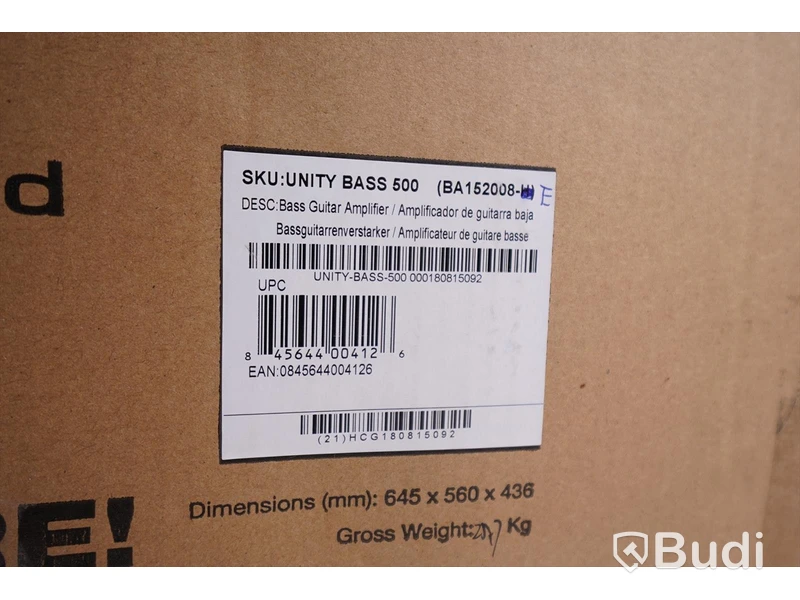 Basförstärkare Blackstar Unity BASS U500
