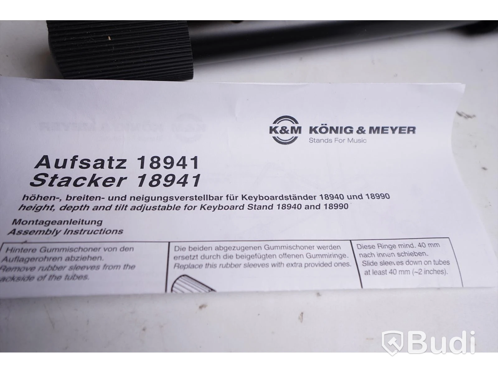Överdel till keyboardstativ König & Meyer