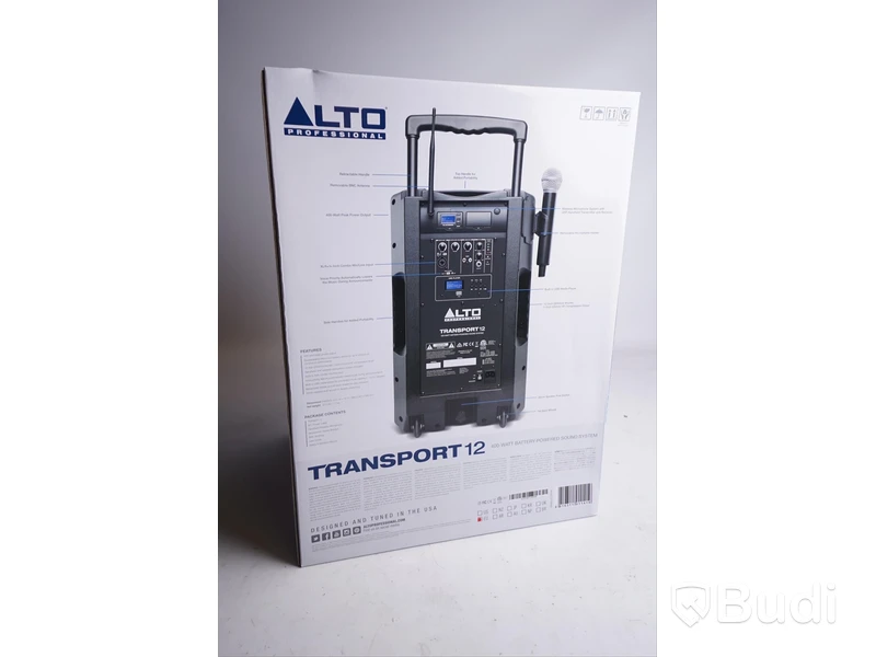 Bärbart PA-system Alto Transport 12