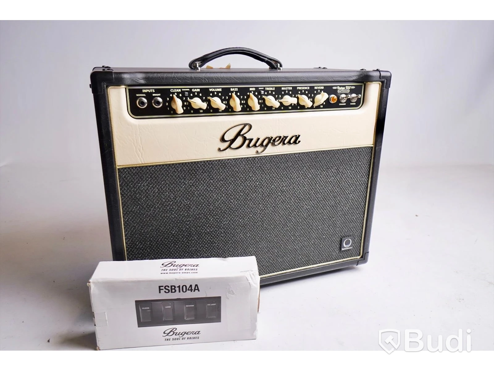 Gitarrförstärkare Bugera Vintage V22 Infinium samt footswitch FSB104A