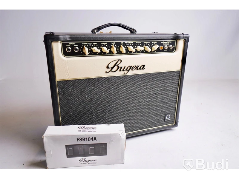 Gitarrförstärkare Bugera Vintage V22 Infinium samt footswitch FSB104A