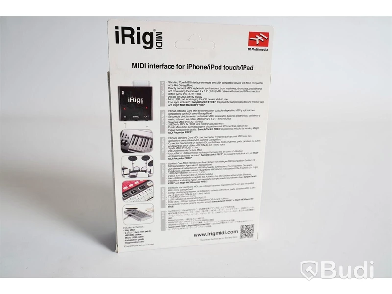 iRig MIDI Interface iPhone/iPad/iPod