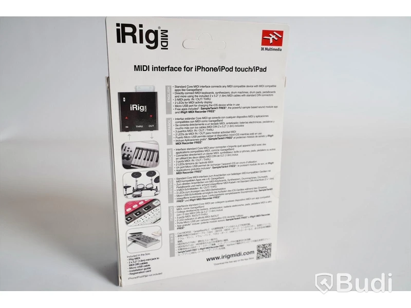 iRig MIDI Interface iPhone/iPad/iPod