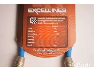 13st instrumentkablar 30cm, Excellines