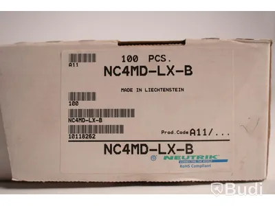 1 paket med 100st Neutrik NC4MD-LX-B