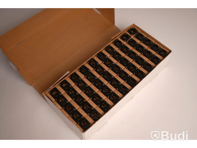 1 paket med 100st Neutrik NC4MD-LX-B