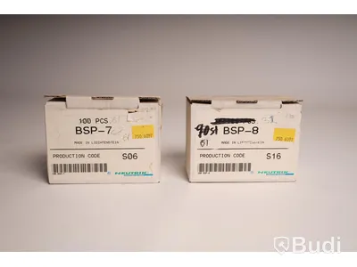 1 låda med 60st Neutrik BSP-7 och 1 låda med 32st Neutrik BSP-8