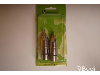 1 låda med Sound King CA301, XLR adapter