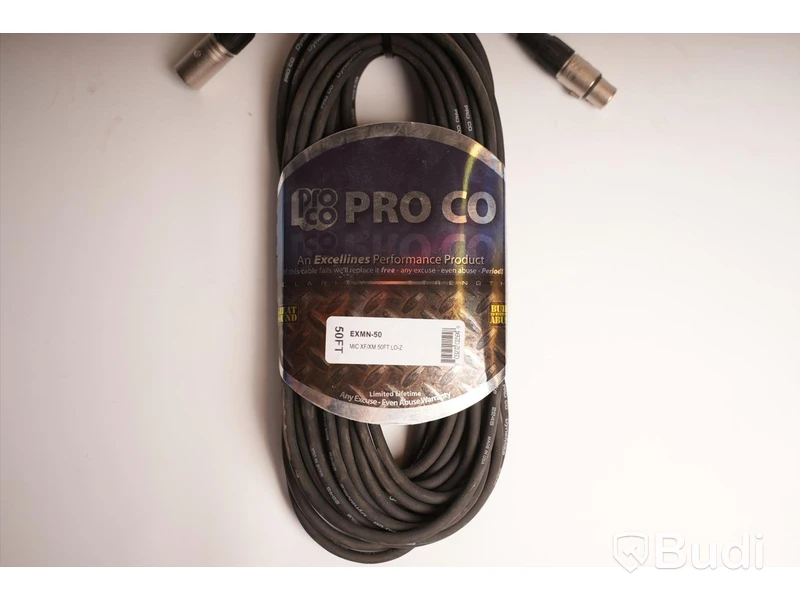 4 st Proel Road220LU2 och 3 st Pro Co EXMN-50