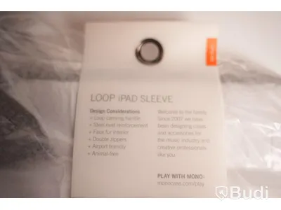 Mono Loop iPad Sleeve, iPadfodral oöppnad
