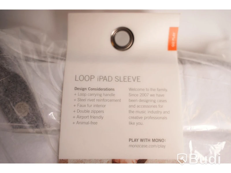 Mono Loop iPad Sleeve, iPadfodral oöppnad
