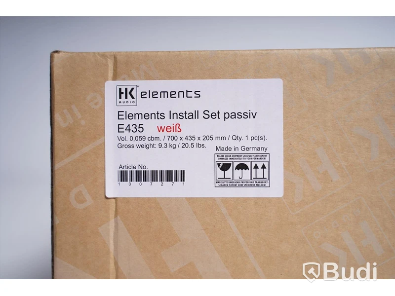 Passiva Högtalare, HK Audio Elements E435I-KITSAT passive installation set. Ny, Obruten förpackning.
