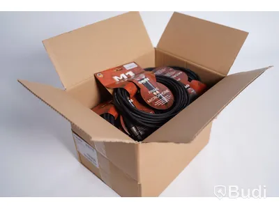 Mikrofonkabel 7,5m 20st, Klotz M1 Mic Cable bk. Ny, Obruten förpackning.