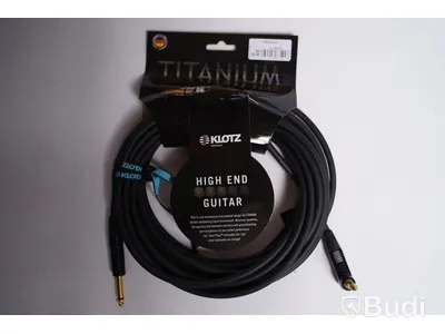 Instrumentkabel 9m 4st, Klotz Titanium. Ny, Obruten förpackning.