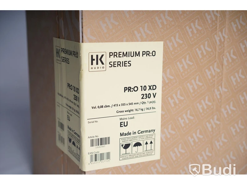 Monitor högtalare. HK Audio Premium PR:O Series 10 XD. Ny, Obruten förpackning.