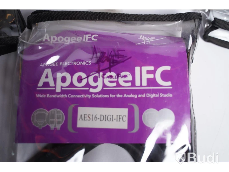 Diverse kablar. Apogee WE-BB-2.0, Apogee AES16-DIGI-IFC 2st, Apogee DA-16-AES-IFC. Ny, Obruten förpackning.