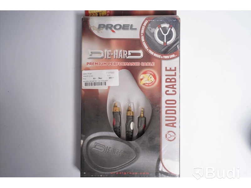 Diverse kablar, 4st Proel DH635 0,3m, 3st Teenage Engineering Mini Audio Cable Kit, Proel CMIL19FP