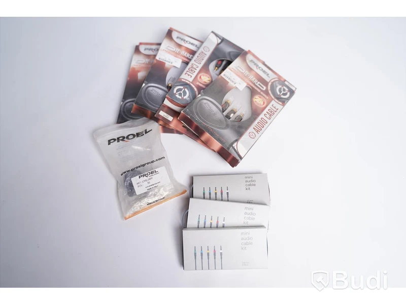 Diverse kablar, 4st Proel DH635 0,3m, 3st Teenage Engineering Mini Audio Cable Kit, Proel CMIL19FP