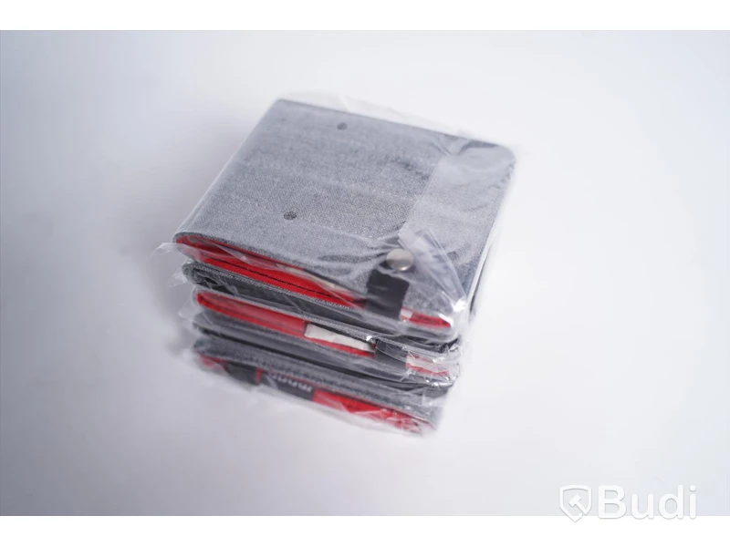 Plånbok grå 5st, Mono Die Cut Wallet. Ny, Obruten förpackning.