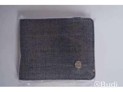 Plånbok grå 5st, Mono Die Cut Wallet. Ny, Obruten förpackning.