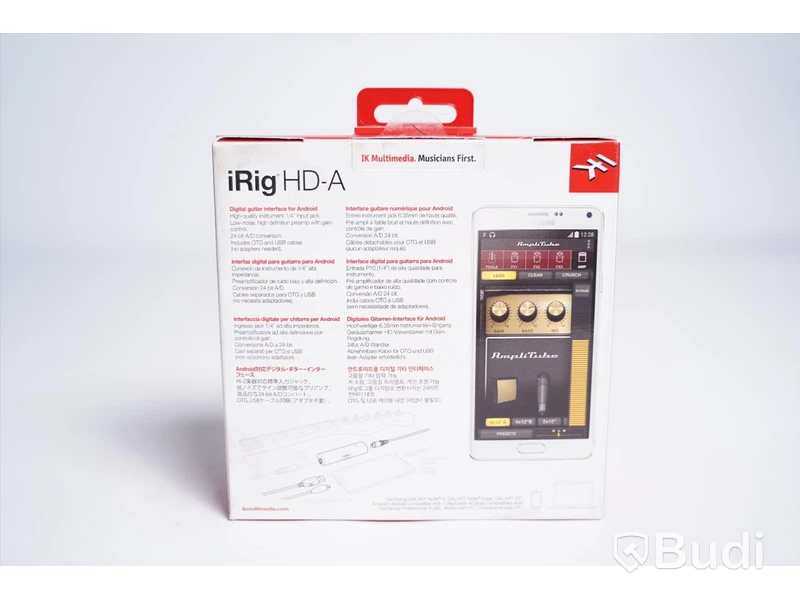 Gitarr Interface, iRig HD-A. Ny, Obruten förpackning.