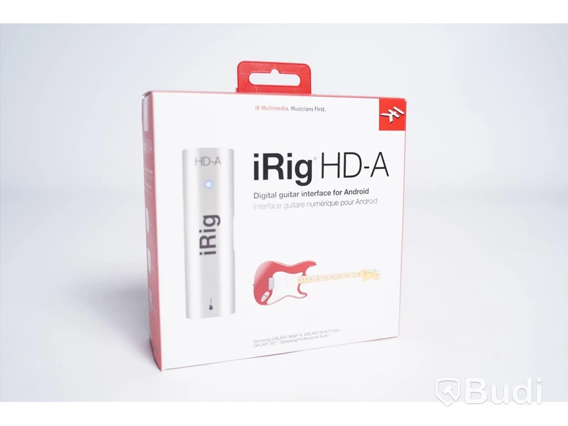 Gitarr Interface, iRig HD-A. Ny, Obruten förpackning.