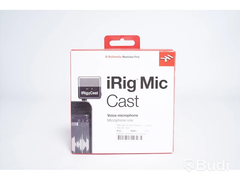 Mikrofon, iRig Mic Cast. Ny, Obruten förpackning.