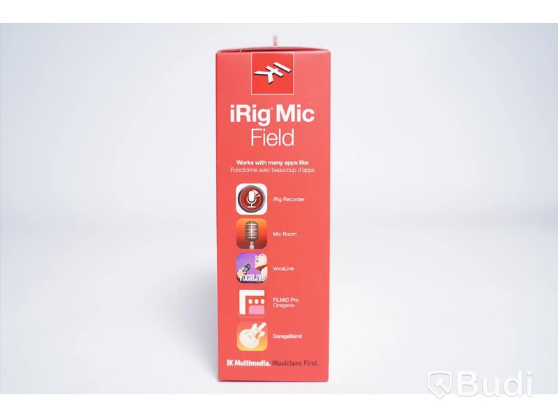 Mikrofon, iRig Mic Field. Ny, Obruten förpackning.