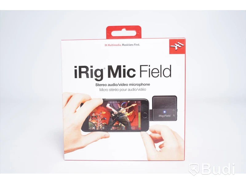 Mikrofon, iRig Mic Field. Ny, Obruten förpackning.