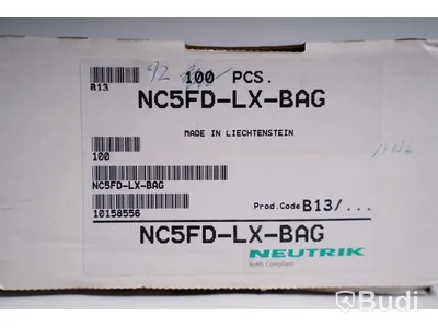 XLR-uttag 92st, Neutrik NC5FD-LX-BAG. Ny, Obruten förpackning.