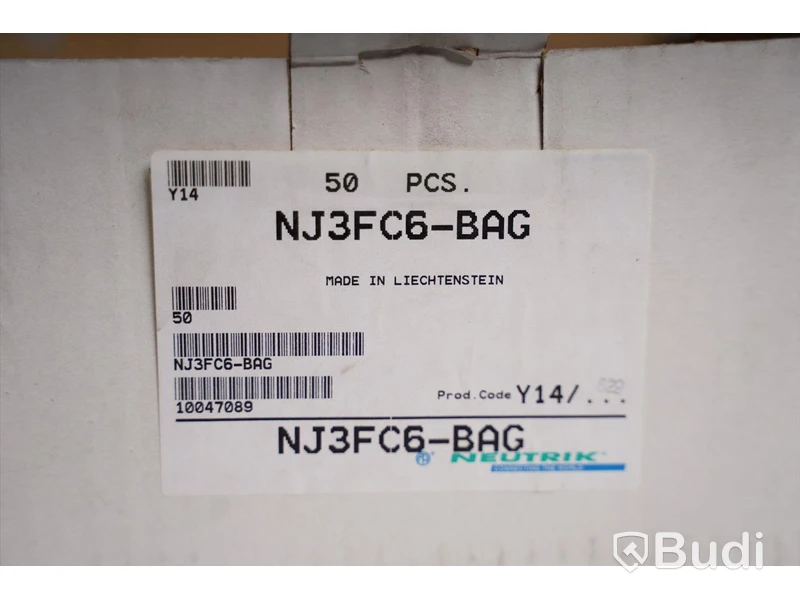 Tele-uttag 50st, Neutrik NJ3FC6-BAG. Ny.