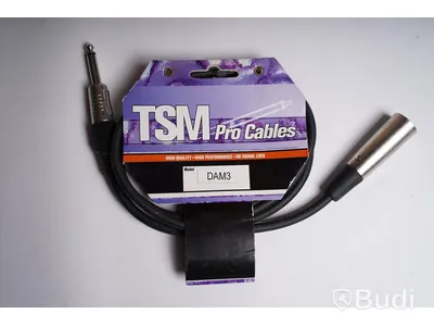 Telekabel till XLR hane ca 40st, TSM Pro Cables DAM3