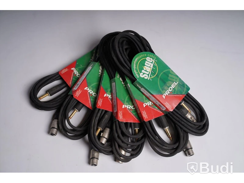 Telekabel till XLR hona 5m 6st, Proel Stage Series. Ny, Obruten förpackning.
