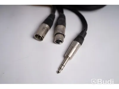 Telekabel till XLR hane och hona 5st, Proel Audio Video Cable. Ny, Obruten förpackning.