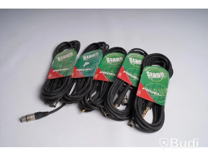 Telekabel till XLR hona 5m 5st, Proel Stage Series. Ny, Obruten förpackning.