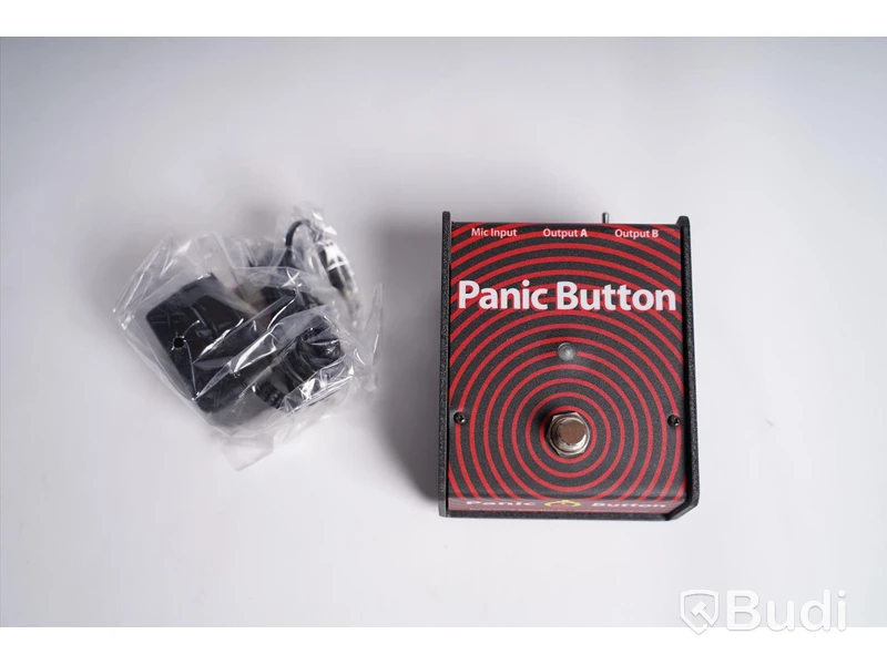 Switchpedal för mikrofon, Pro Co Panic Button Microphone Signal Patch Switcher. Ny.