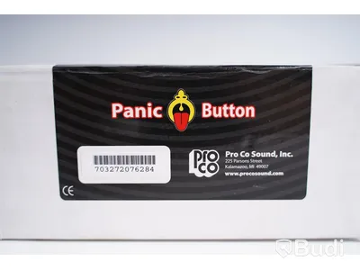 Switchpedal för mikrofon, Pro Co Panic Button Microphone Signal Patch Switcher. Ny.