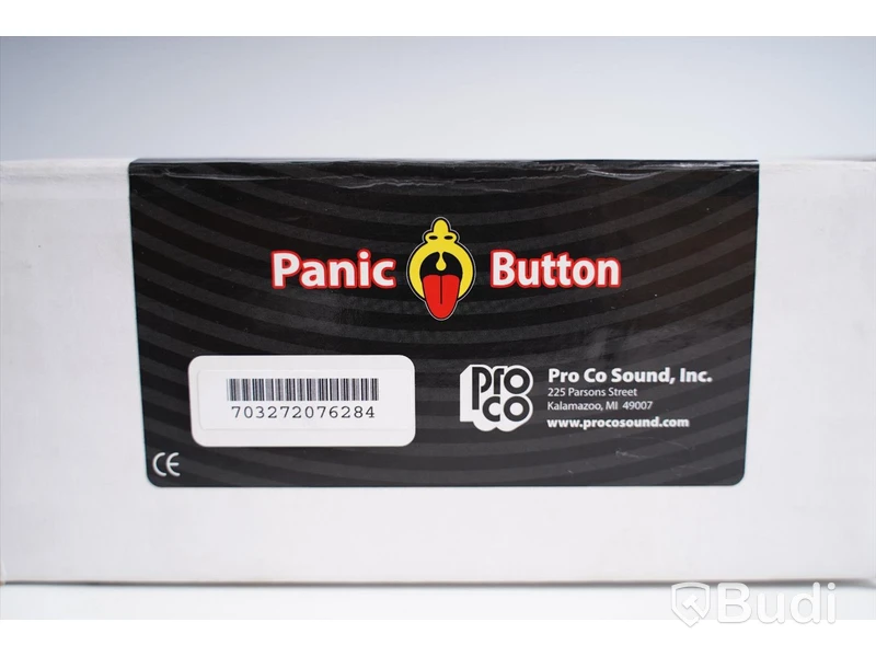 Switchpedal för mikrofon, Pro Co Panic Button Microphone Signal Patch Switcher. Ny.