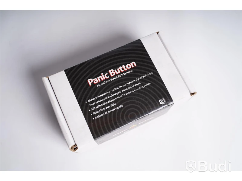 Switchpedal för mikrofon, Pro Co Panic Button Microphone Signal Patch Switcher. Ny.